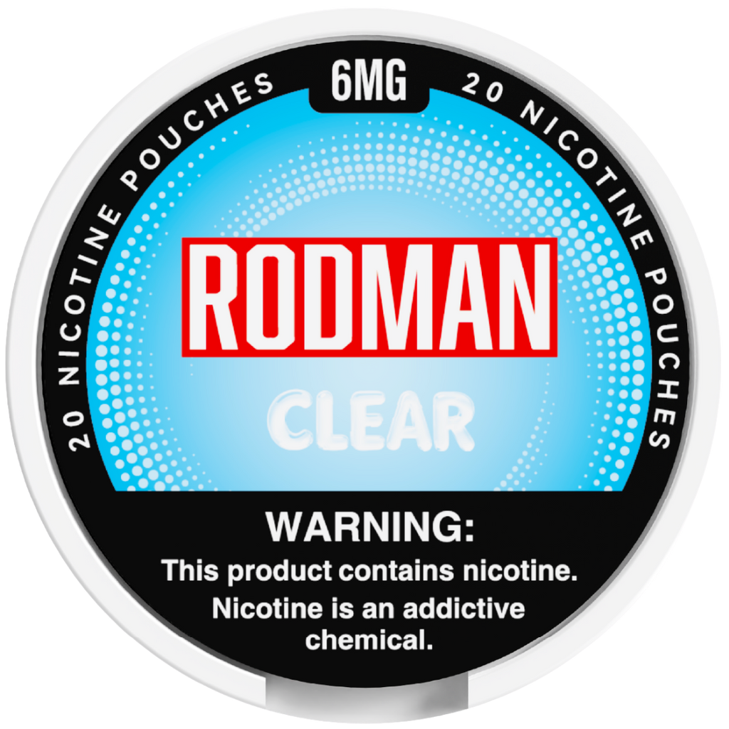 Clear Rodman Dry+ Nic Pouches