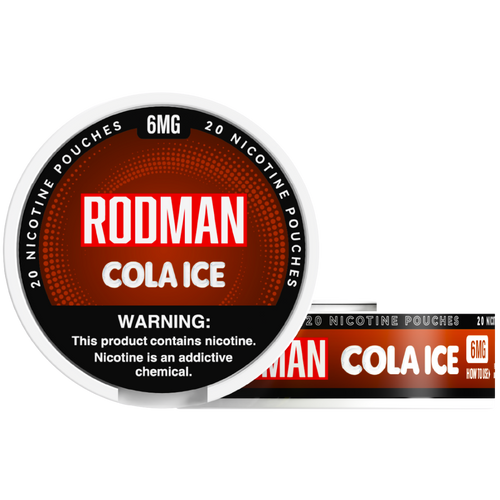 Cola Ice Rodman Dry+ Nicotine Pouches