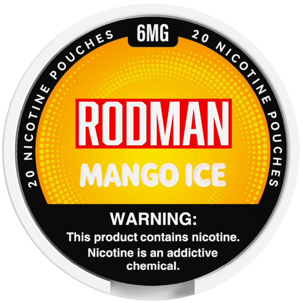 Mango Ice Rodman Dry+ Nic Pouches