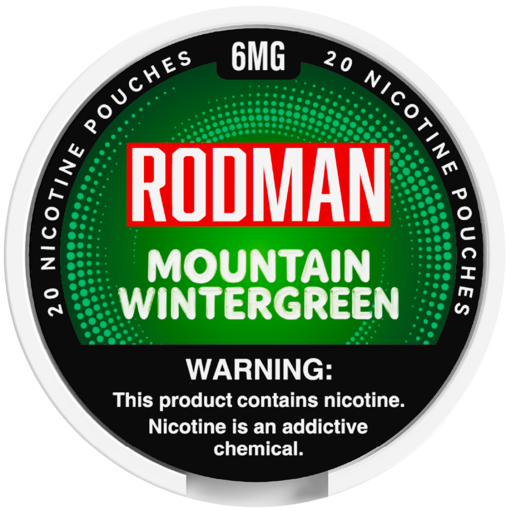 Mountain Wintergreen Rodman Dry+ Nic Pouches